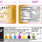 Longevity Lentil Soup label designed by Glenn Ozburn of Get Viral! Marketing, LLC. Longevity Lentil Soup Label