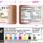 Magic Mushroom Soup label designed by Glenn Ozburn of Get Viral! Marketing, LLC. Magic Mushroom Soup