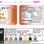 Spicy Chicken Soup label designed by Glenn Ozburn of Get Viral! Marketing, LLC. Spicy Chicken Soup Label